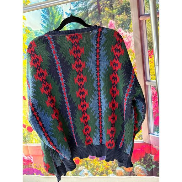 0146 Pendleton High Grade Western Wear Aztec Sweater L - Picture 5 of 7